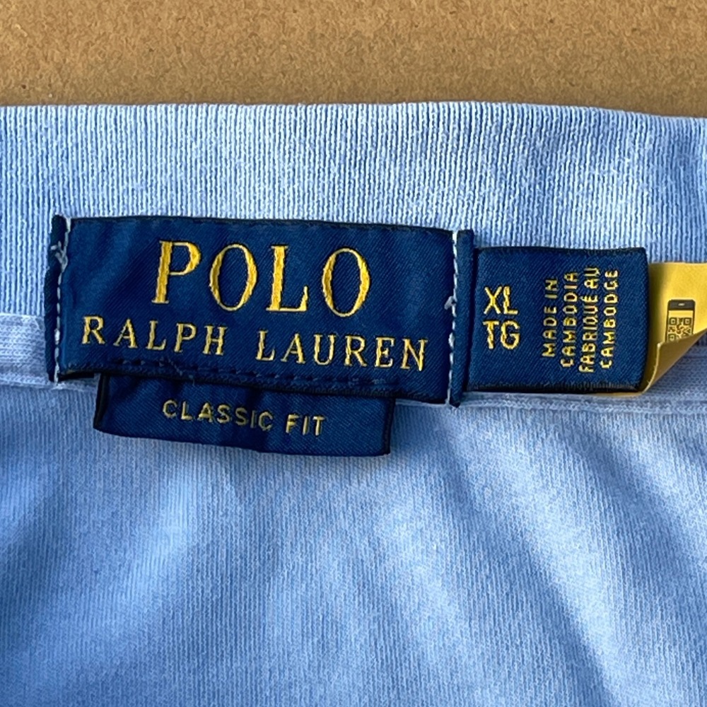 Polo Ralph Lauren Shirt Mens XL Blue Casual Classic Fit Cotton Pony Short Sleeve - Picture 3 of 8